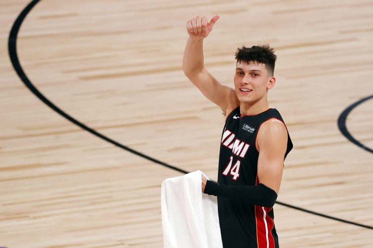 Tyler Herro #14 of the Miami Heat