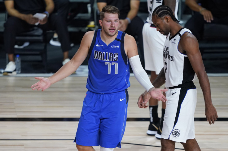 Luka Doncic #77 of the Dallas Mavericks