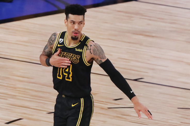 Danny Green #14 of the Los Angeles Lakers