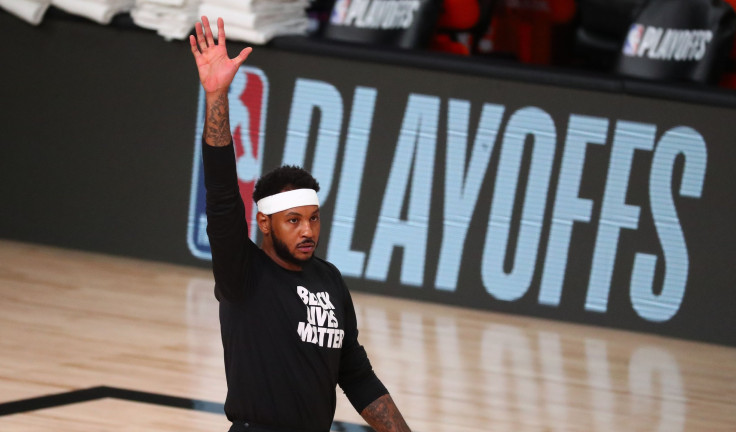Carmelo Anthony #00 of the Portland Trail Blazers