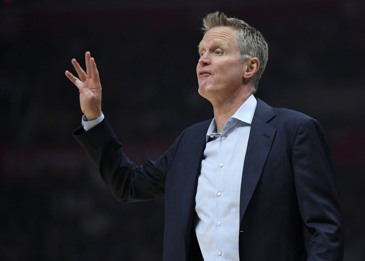 Head coach Steve Kerr of the Golden State Warriors