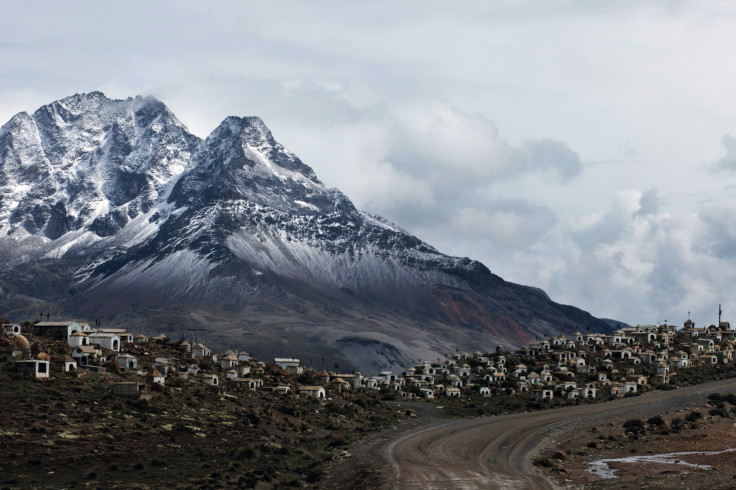 Cemetery for tin miners in Zongo Valley, Bolivia.