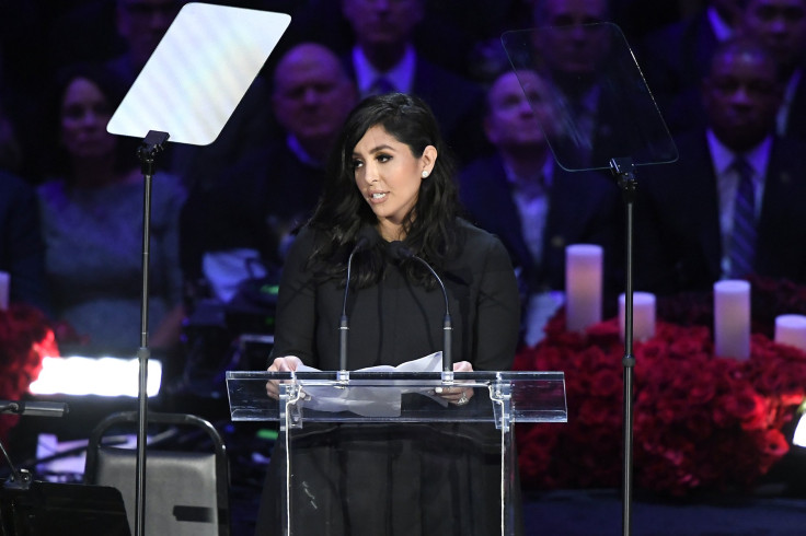 Vanessa Bryant speaks during The Celebration of Life for Kobe & Gianna Bryant at Staples Center