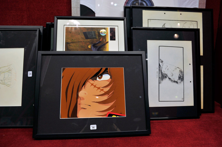 Katsumata Tomoharu - Toei Animation (Rare) is seen on display at the 'Collection Made in Japan, 1960-1980' auction and press preview at Drouot