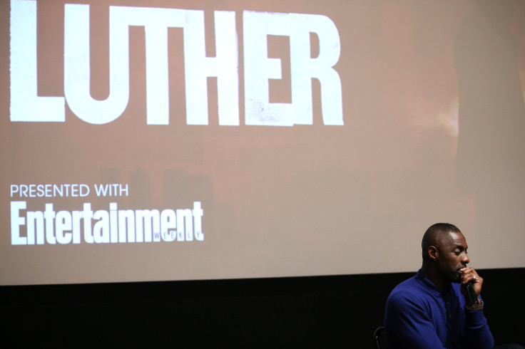 Actor Idris Elba speaks on stage after BBC America's 'Luther' screening at The Django at the Roxy Hotel 
