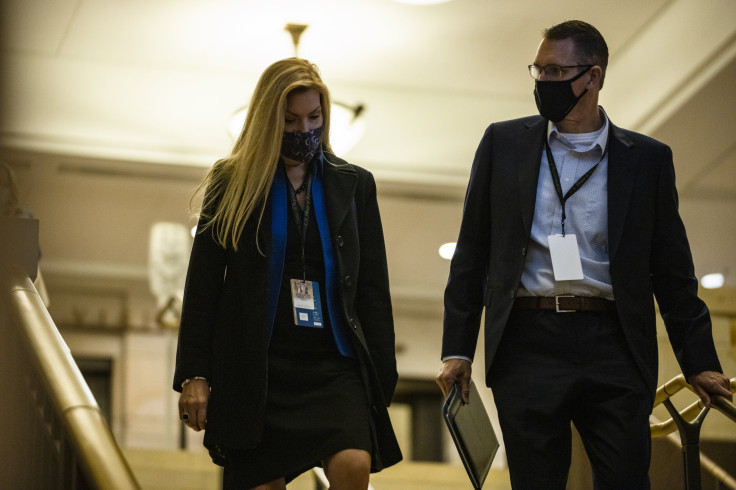 Congresswoman-elect Beth Van Duyne (R-TX) arrives at the U.S. Capitol on November 13, 2020 in Washington, DC. 