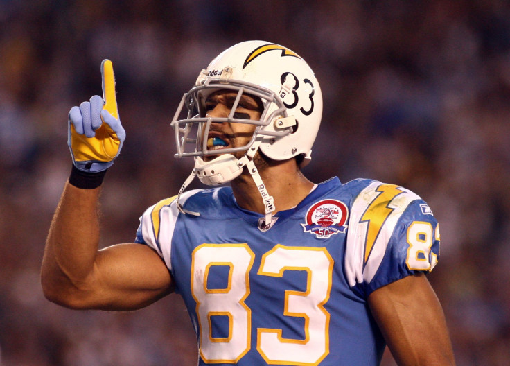 Vincent Jackson #83 of the San Diego Chargers 