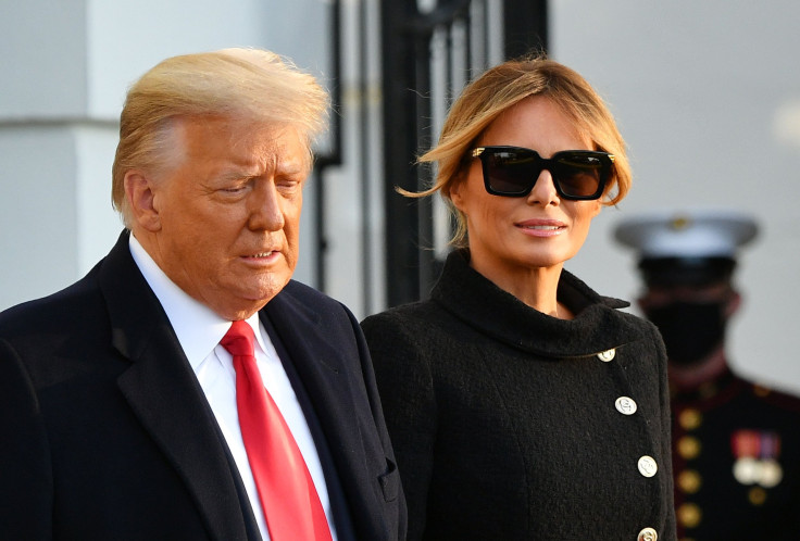 US President Donald Trump and First Lady Melania Trump