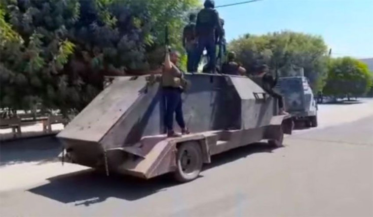 Tanks in Mexico City