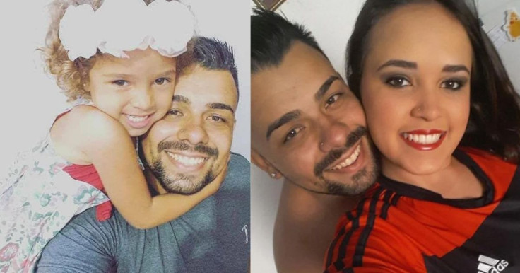 Christopher Anthony Taares Coelho with wife Leticia Lopes Fonseca