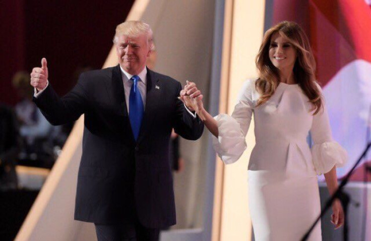 melania trump and donald trump