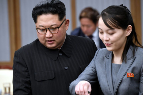 Kim Jong Un and Kim Yo Jong 