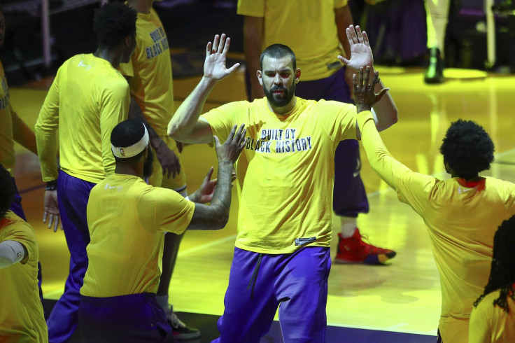 Marc Gasol #14 of the Los Angeles Lakers