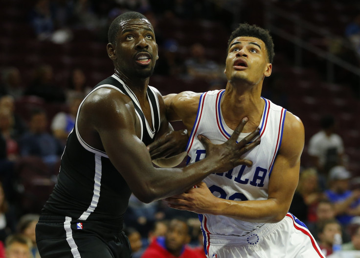 Andrew Nicholson #44 of the Brooklyn Nets