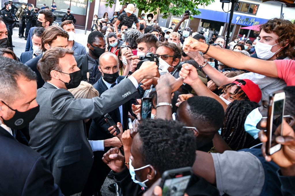 WATCH: French President Emmanuel Macron Slapped While Out Greeting Public