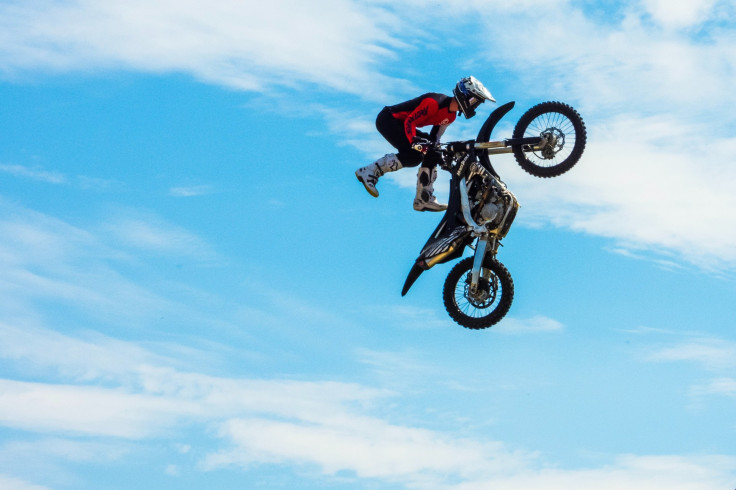 Motorcycle stunt
