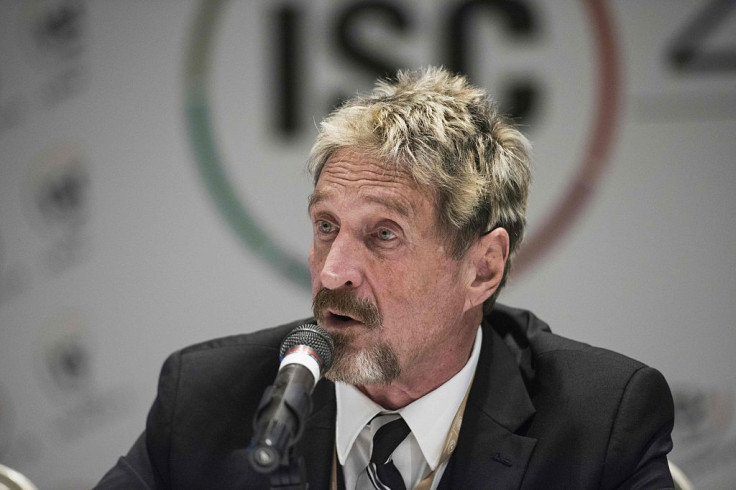 File picture of John McAfee