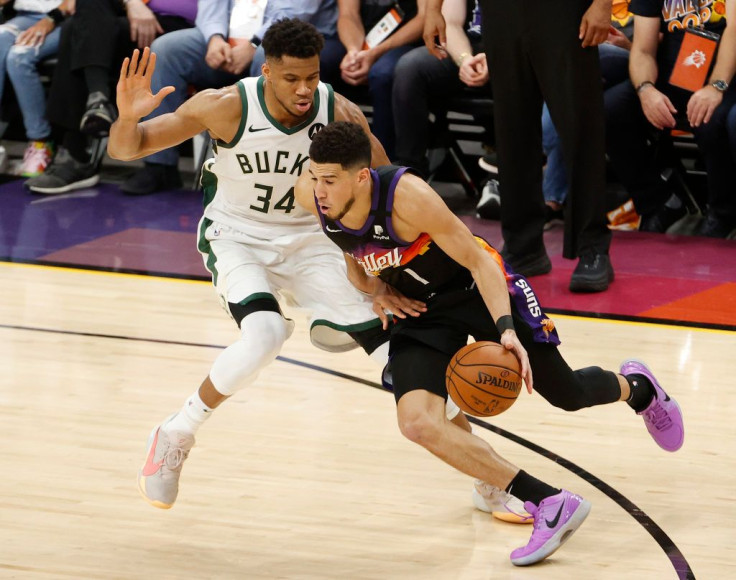 Devin Booker, Phoenix Suns, Milwaukee Bucks, Giannis Antetokounmpo