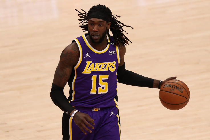 Montrezl Harrell #15 of the Los Angeles Lakers