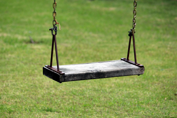 A representational image of a swing.