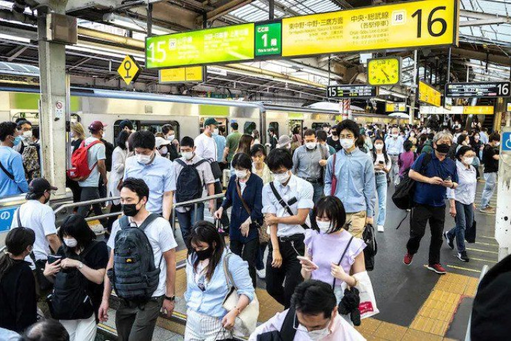 Japan train station