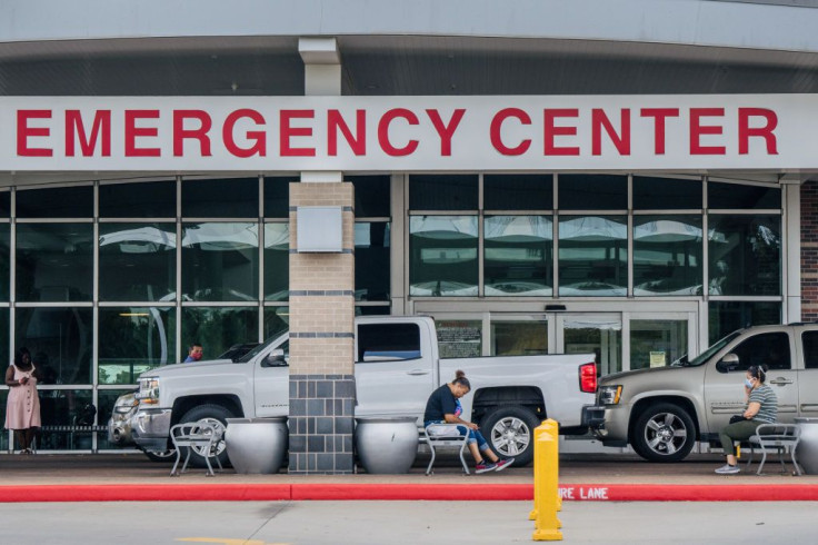 Lyndon B. Johnson Hospital has set up medical tents 