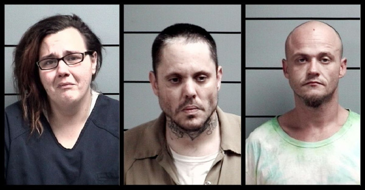 Tiffany Coburn, Kenneth Lain and Justin Miller mugshots