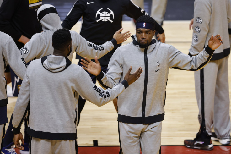 Paul Millsap #4 of the Denver Nuggets