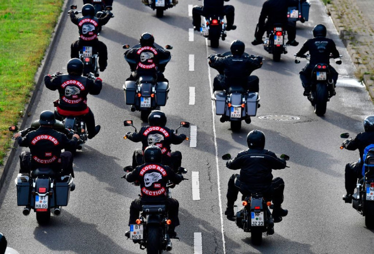 File picture of 'Hells Angels' motorcycle club members
