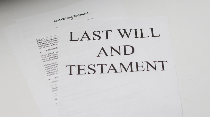Representation image: last will and testament