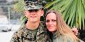 Lance Cpl. Kareem Nikoui with mom Shana Chappell