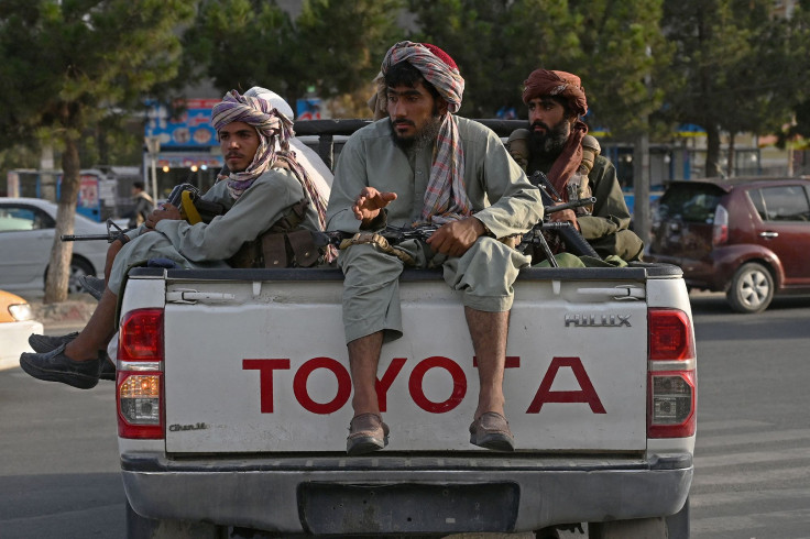 Taliban fighters in Kabul