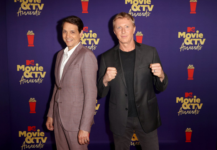 Ralph Macchio and William Zabka