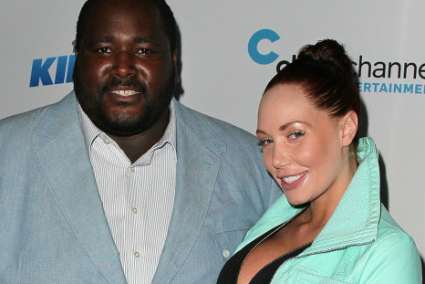 Actor Quinton Aaron (L) and model Jenna Bentley