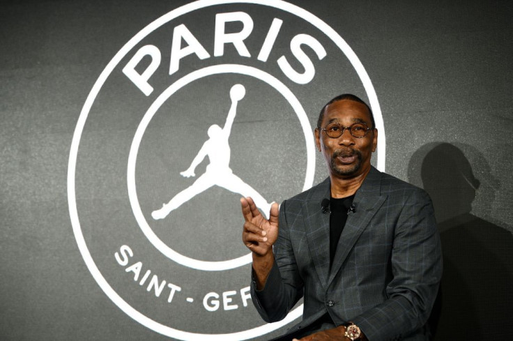 The Jordan Brand's president Larry Miller 