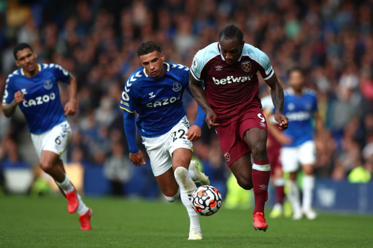 Premier League match between Everton and West Ham United