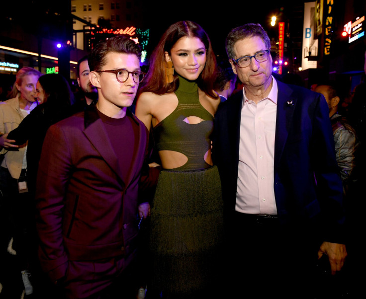 Tom Holland, Zendaya and Tom Rothman