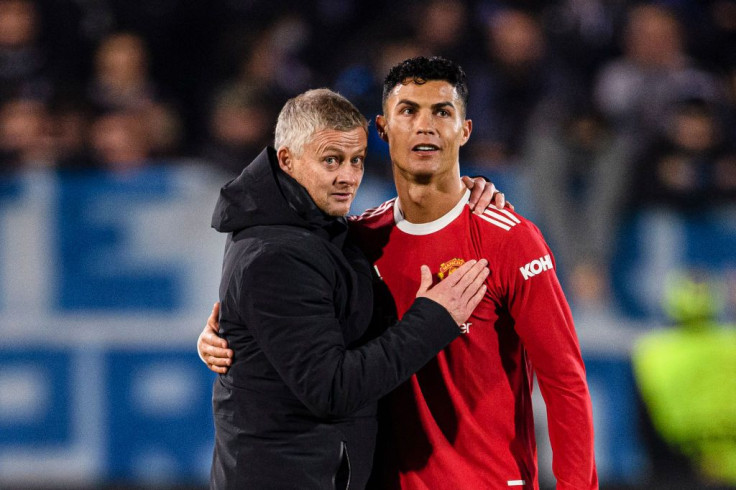 Ole Gunnar Solskaer and Cristiano Ronaldo