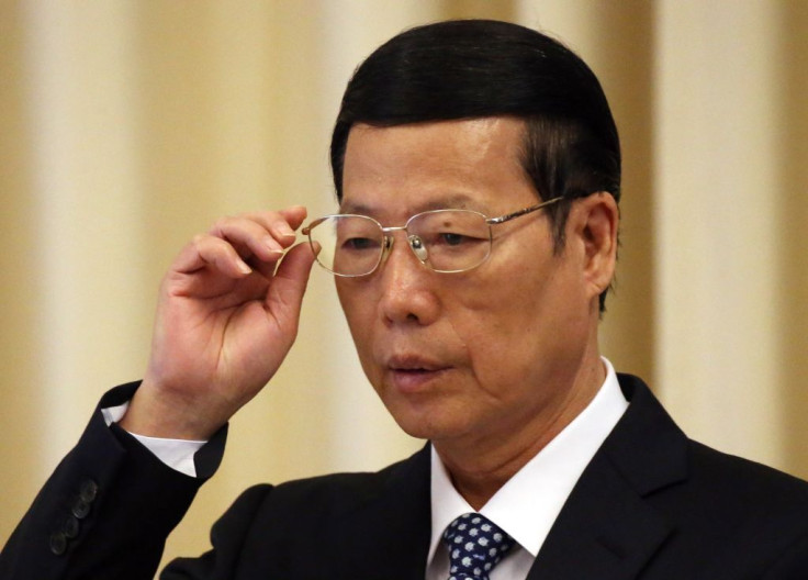 File picture of Chinese Vice Primier Zhang Gaoli