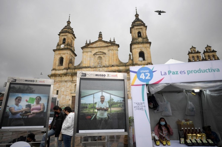 A fair organized by former FARC guerrillas