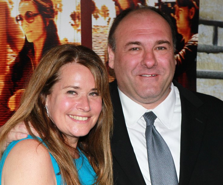 Actors Lorraine Bracco (L) and James Gandolfini