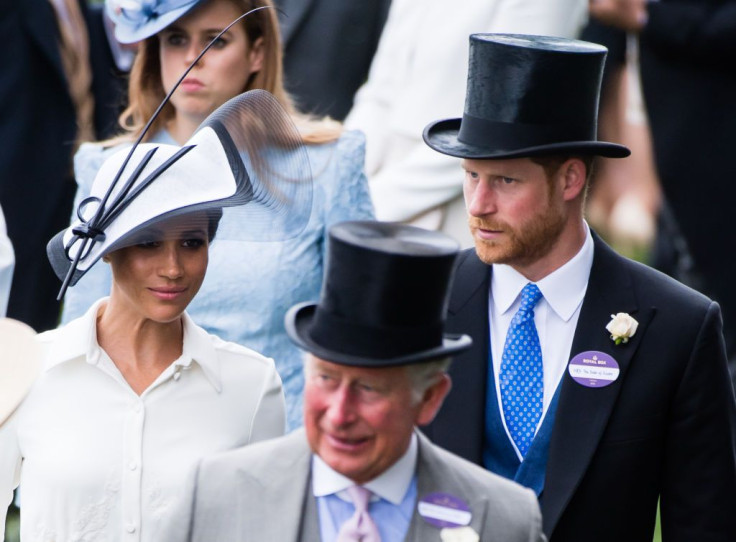 Prince Charles with Harry and Meghan