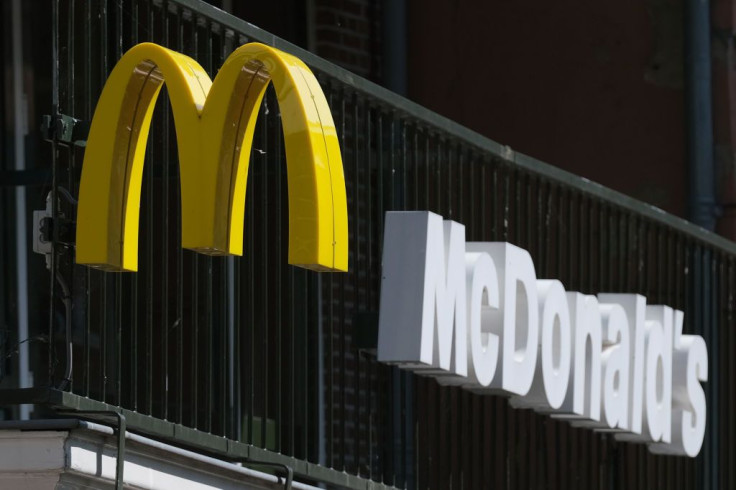 A logo of McDonald's 