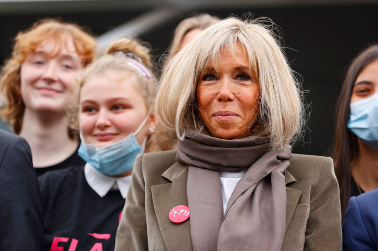 French President's wife Brigitte Macron 