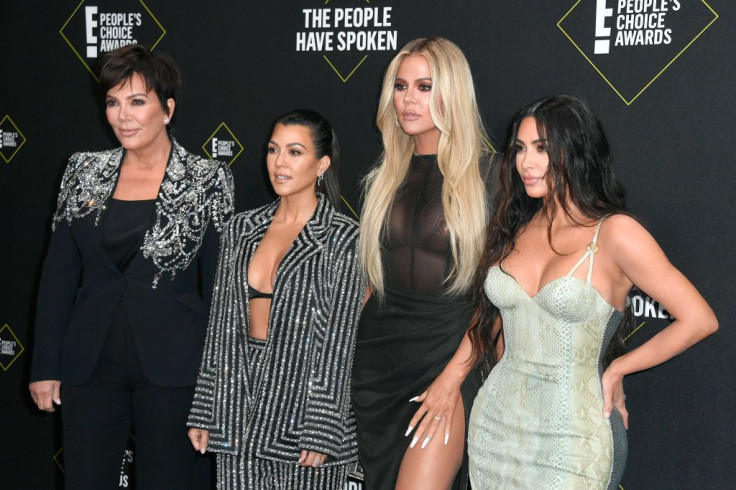 Kris Jenner with Kourtney, Khloe and Kim Kardashian