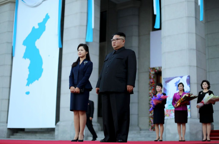Kim Jong Un and his wife Ri Sol Ju