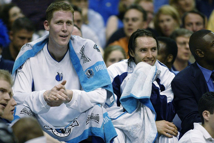 File picture of Shawn Bradley with Steve Nash