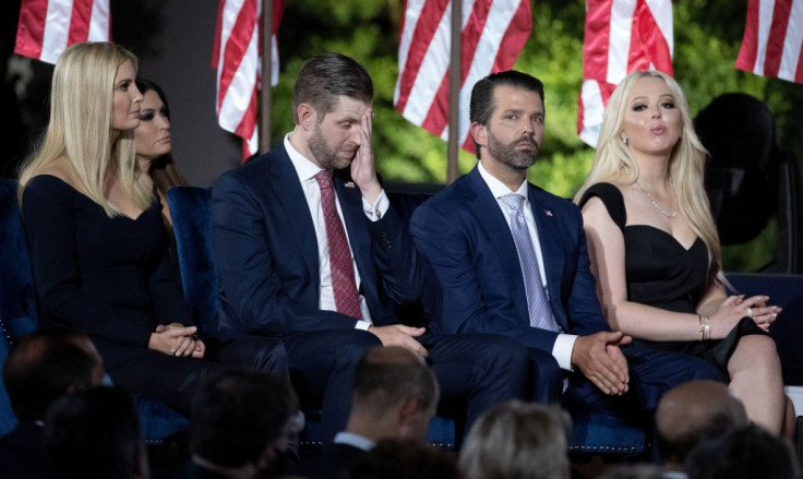 (L-R) Ivanka Trump, Eric Trump, Donald Trump Jr. and Tiffany Trump