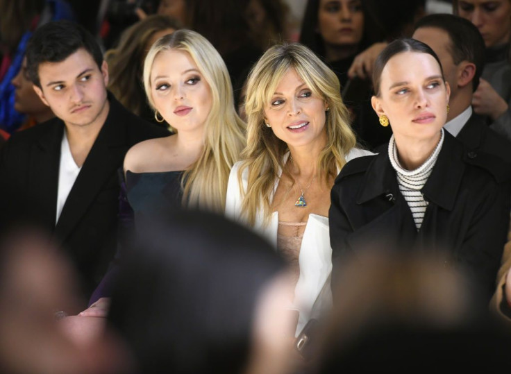 (L-R) Michael Boulos, Tiffany Trump, Marla Maples and Masha Rudenko 