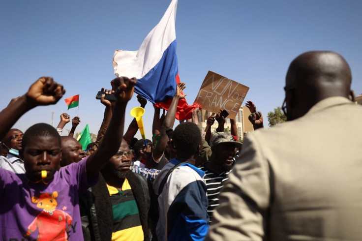 Demonstrators gather in Ouagadougou 